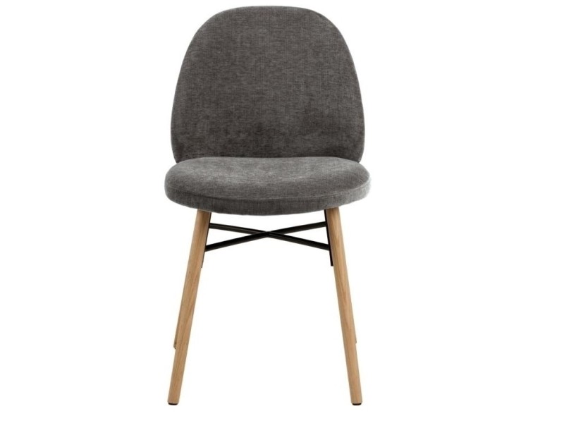 Krzesło Sophia szary ciemny/ dąb Danny 10 - ACTONA